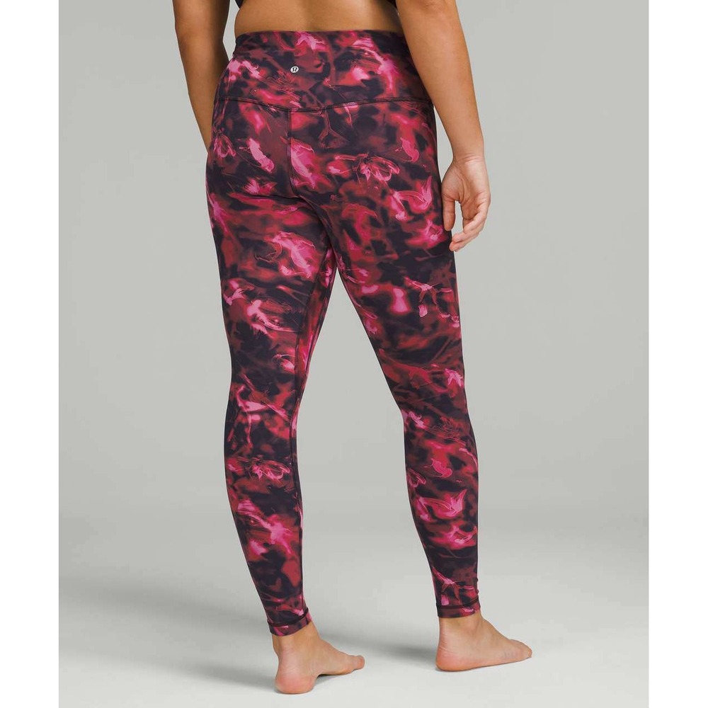 Lululemon Align High-Rise Pant 28" Intensity Pink Blossom Multi Womens Size 6